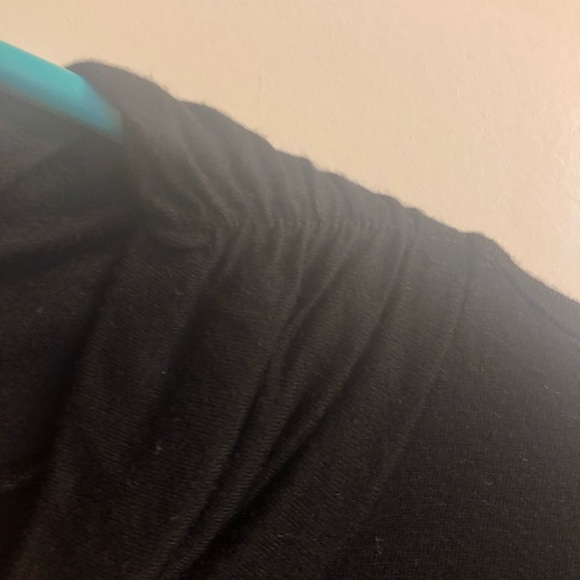 Black turtleneck top - Picture 4 of 5